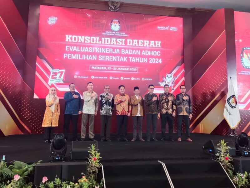 Polda NTB Terima Penghargaan KPU Provinsi NTB