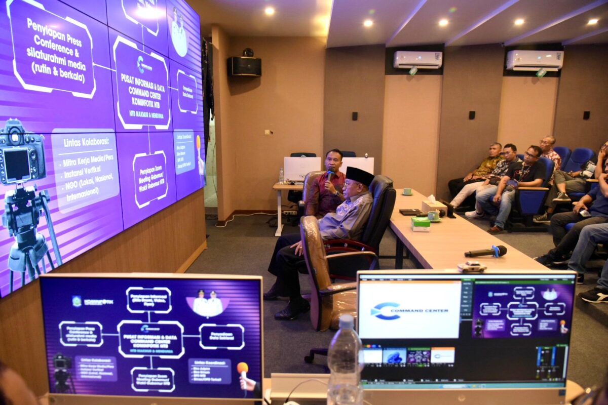 Command Center jadi Pusat Layanan Informasi Data Pemprov NTB
