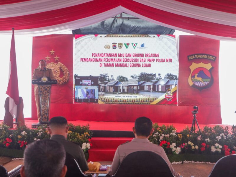 Ground Breaking Pembangunan Perumahan Taman Mandali Gerung