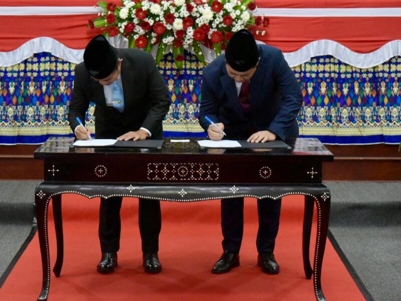 Sertijab Pj Gubernur NTB Hassanudin ke Gubernur terpilih
