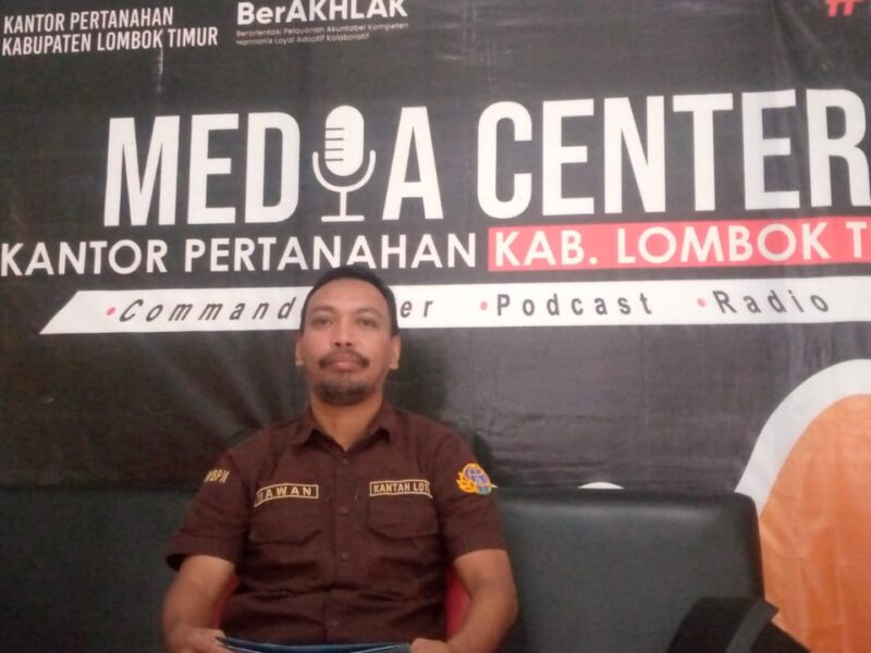 Program PTSL oleh BPN Lotim berkurang akibat Pengurangan Anggaran