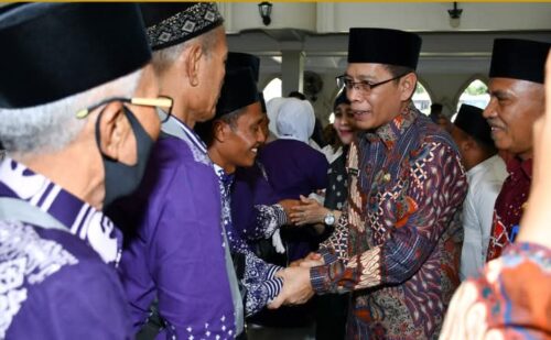 Pelepasan Jamaah Calon Haji Kloter 7 Lombok Timur