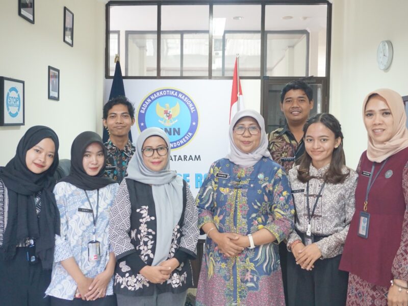 Keterlibatan mahasiswa Sosiologi Unram dalam Program P4GN: Studi kasus PKL di BNN Kota Mataram