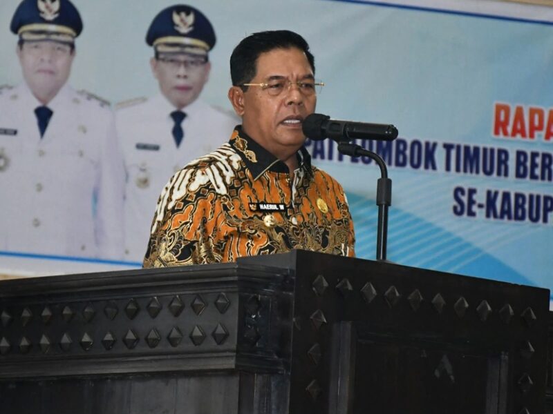 Bupati Lotim Ajak Camat dan Kades Sinergi Aktifkan Kembali PBI JK dan Sukseskan Operasi Kejar PBB