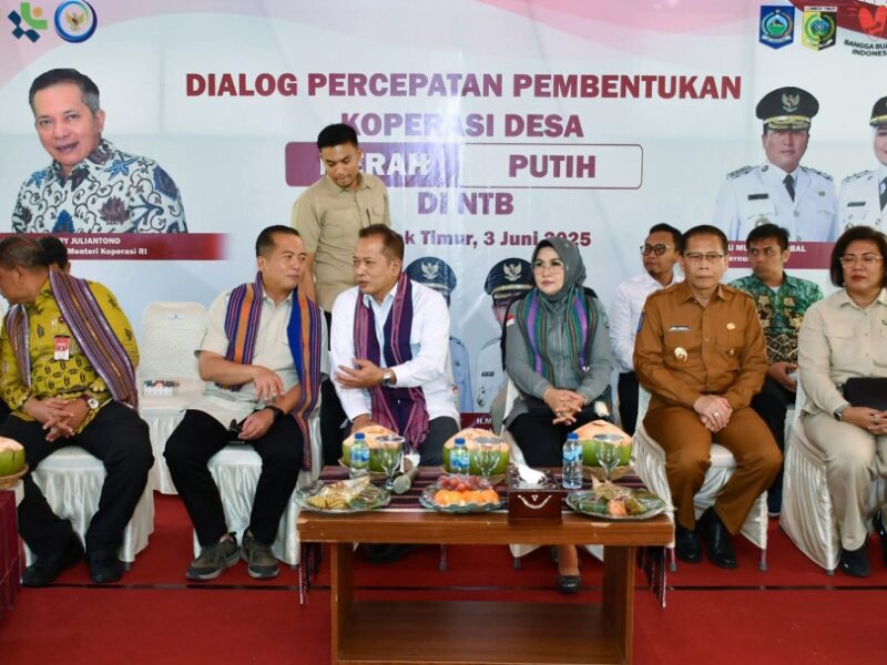 Wakil Menteri Koperasi RI Kunjungi Lombok Timur untuk Percepatan Pembentukan Koperasi Merah Putih
