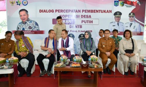 Wakil Menteri Koperasi RI Kunjungi Lombok Timur untuk Percepatan Pembentukan Koperasi Merah Putih