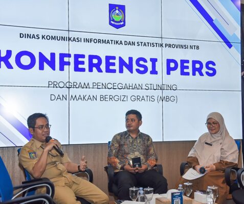 Konferensi Pers Bahas Program Strategis Pencegahan Stunting dan MBG