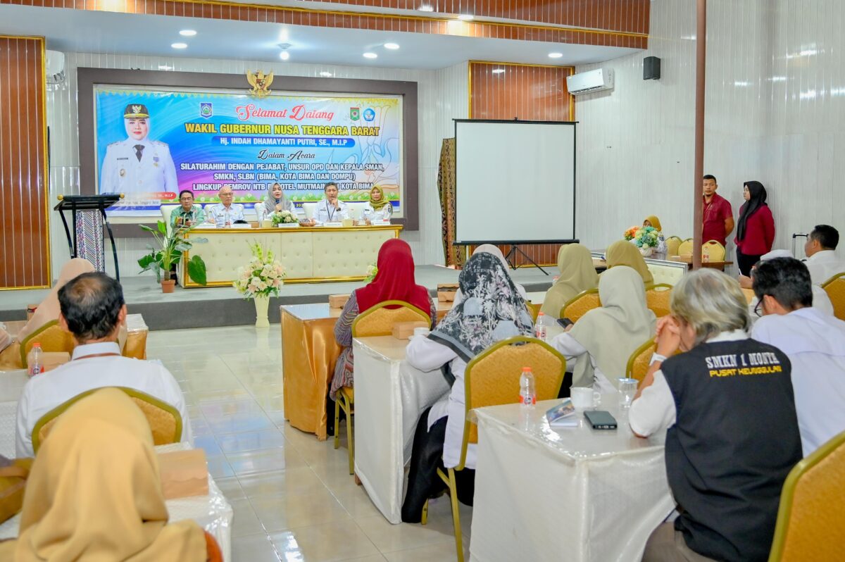 Wagub NTB Bersilaturrahmi dengan Para Pejabat dan OPD Provinsi di Bima