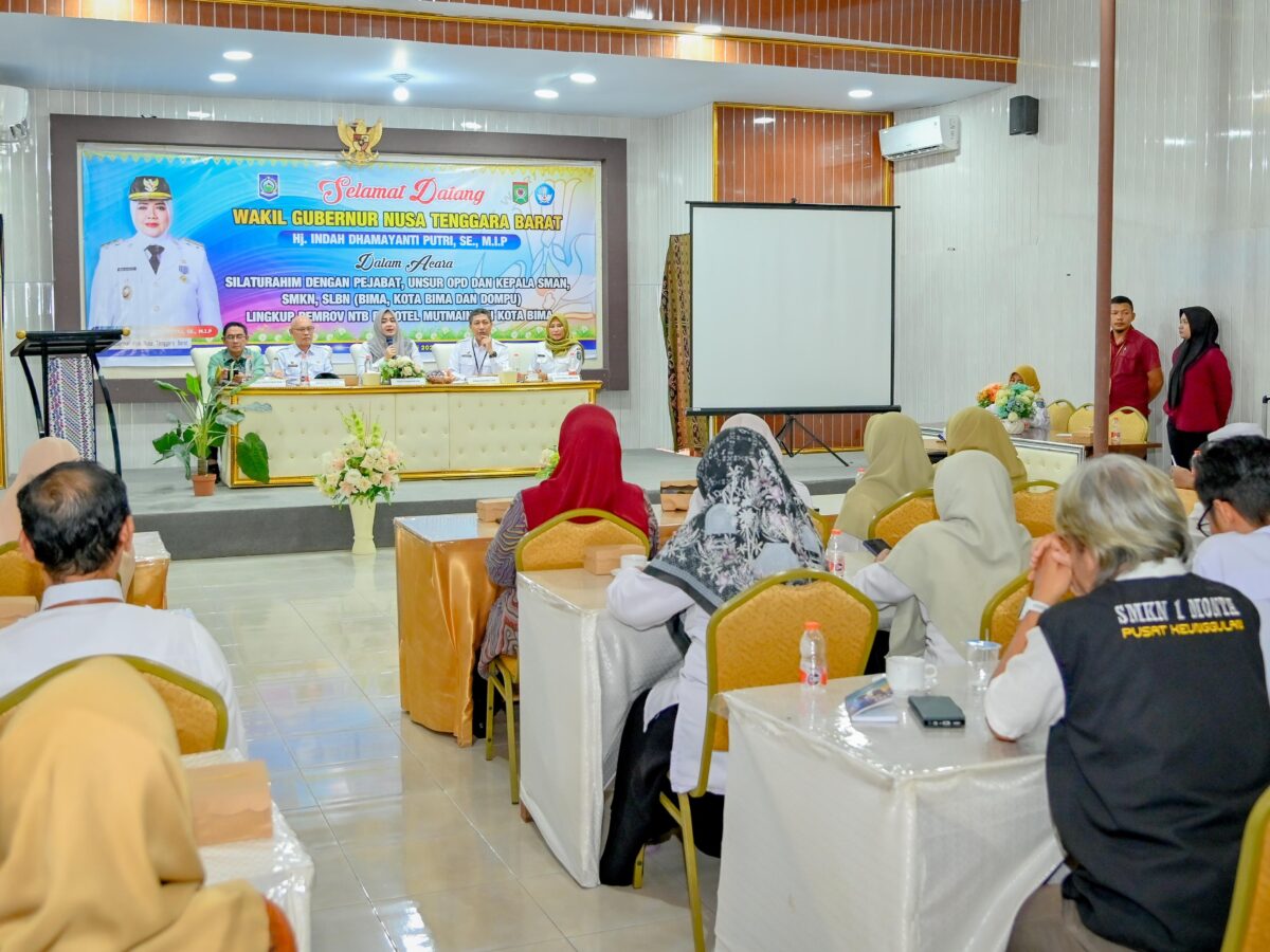 Wagub NTB Bersilaturrahmi dengan Para Pejabat dan OPD Provinsi di Bima