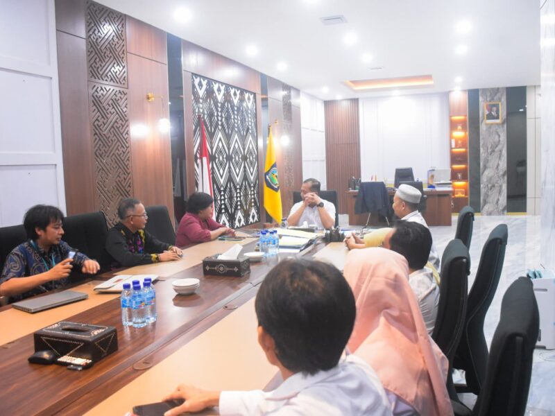 Direktur Desiminasi Pemanfaatan Riset dan Inovasi Daerah Berkunjung ke Gubernur