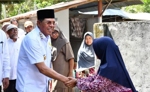 Bupati Lotim Hadiri Peletakan Batu Pertama Aula Majelis Taklim Mawahibbul Wahab