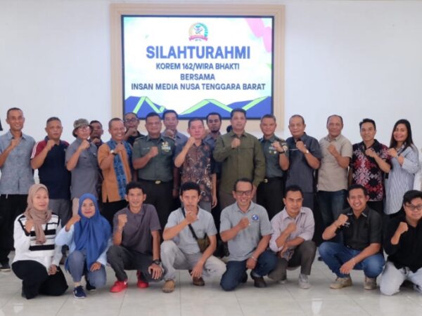 Korem 162/ Wira Bhakti bersama Insan Media Nusa Tenggara Barat