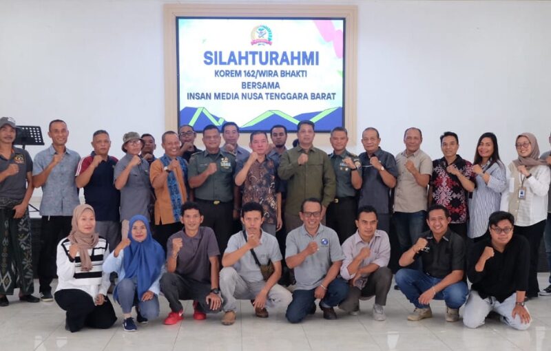 Korem 162/ Wira Bhakti bersama Insan Media Nusa Tenggara Barat