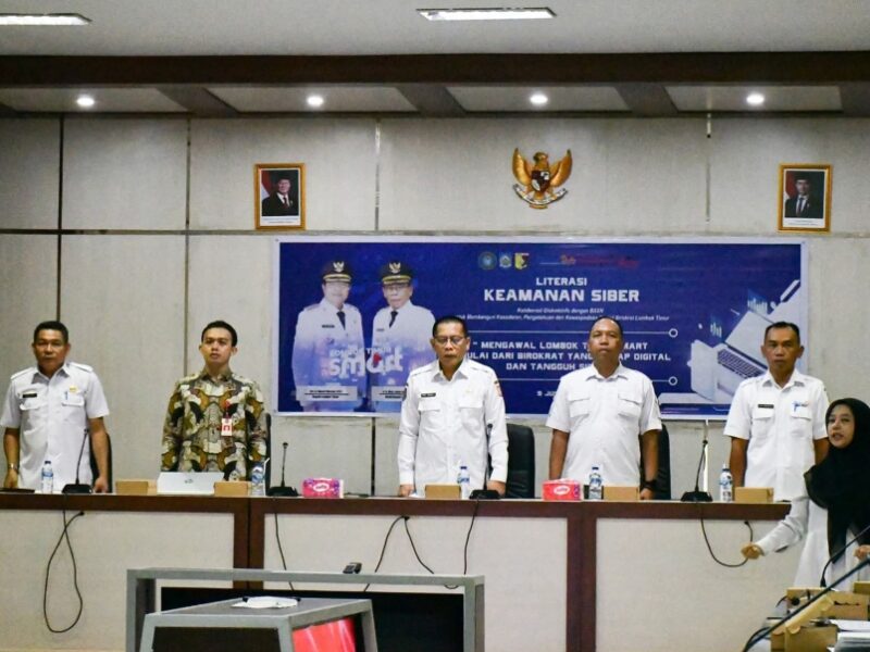 Wabup Lombok Timur Buka Kegiatan Literasi Keamanan Siber