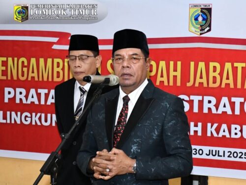 Bupati Lombok Timur Pastikan Perombakan Besar Pimpinan OPD Mulai 20 Agustus