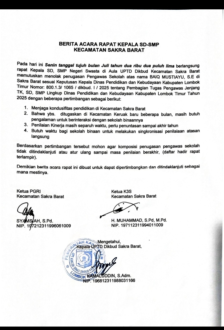 Aksi Kolektif Kepala Sekolah yang Mengguncang Otoritas Pendidikan Lotim