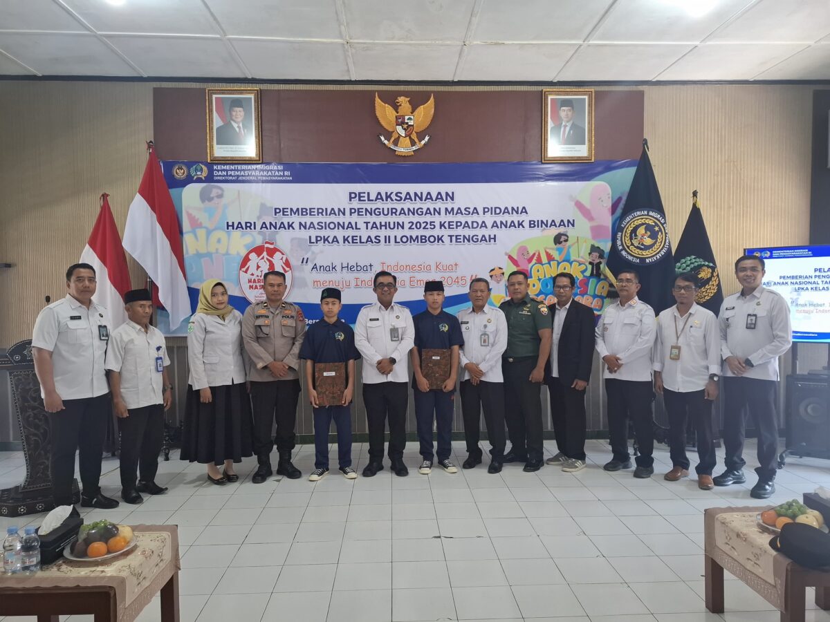 Harapan Baru 1.310 Anak Terima Pengurangan Masa Pidana di Hari Anak Nasional