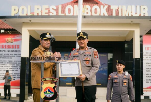 Bupati Apresiasi Polres Lotim atas Kinerja Menjaga Kamtibmas