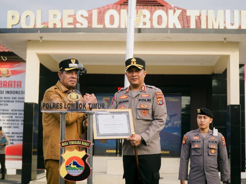 Bupati Apresiasi Polres Lotim atas Kinerja Menjaga Kamtibmas