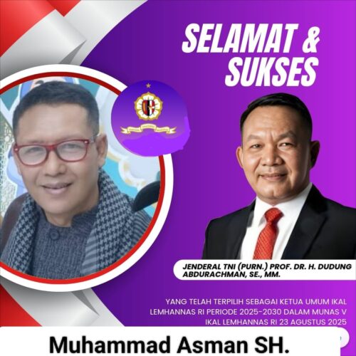 Ketua PSC NTB Ucapkan Selamat atas Terpilihnya Prof. Dr. Jenderal TNI (Purn) Dudung Adurrahman, sebagai Ketua Umum IKAL Lemhanas RI