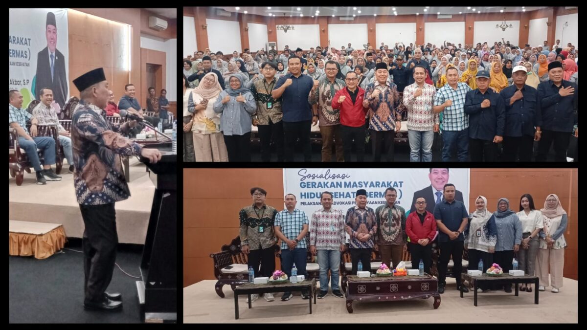 HM. Muazzim Akbar bersama Kemenkes RI Gelar Sosialisasi Gerakan Masyarakat Hidup Sehat