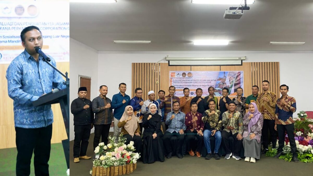 Rapat Evaluasi Kerjasama SMK bersama mitra Sakana Perkasa Ikari Group