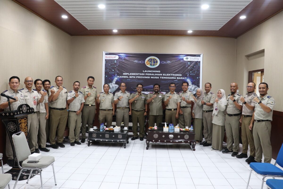 Kantor Pertanahan Lombok Timur Resmi Implementasikan Layanan Peralihan Hak Tanah Secara Elektronik
