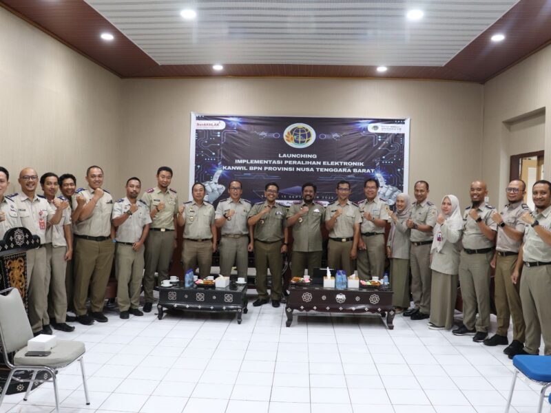 Kantor Pertanahan Lombok Timur Resmi Implementasikan Layanan Peralihan Hak Tanah Secara Elektronik