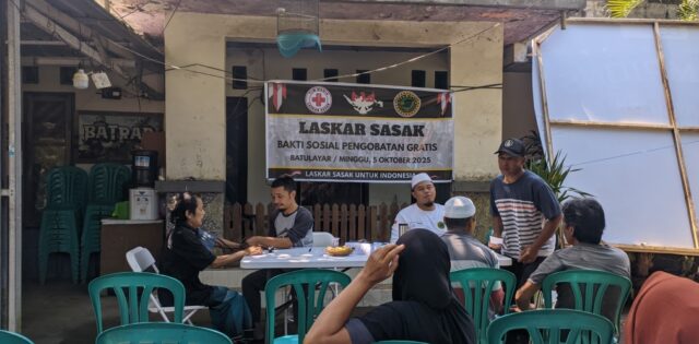 Bhakti Sosial Pengobatan Gratis kembali Digelar Laskar Sasak