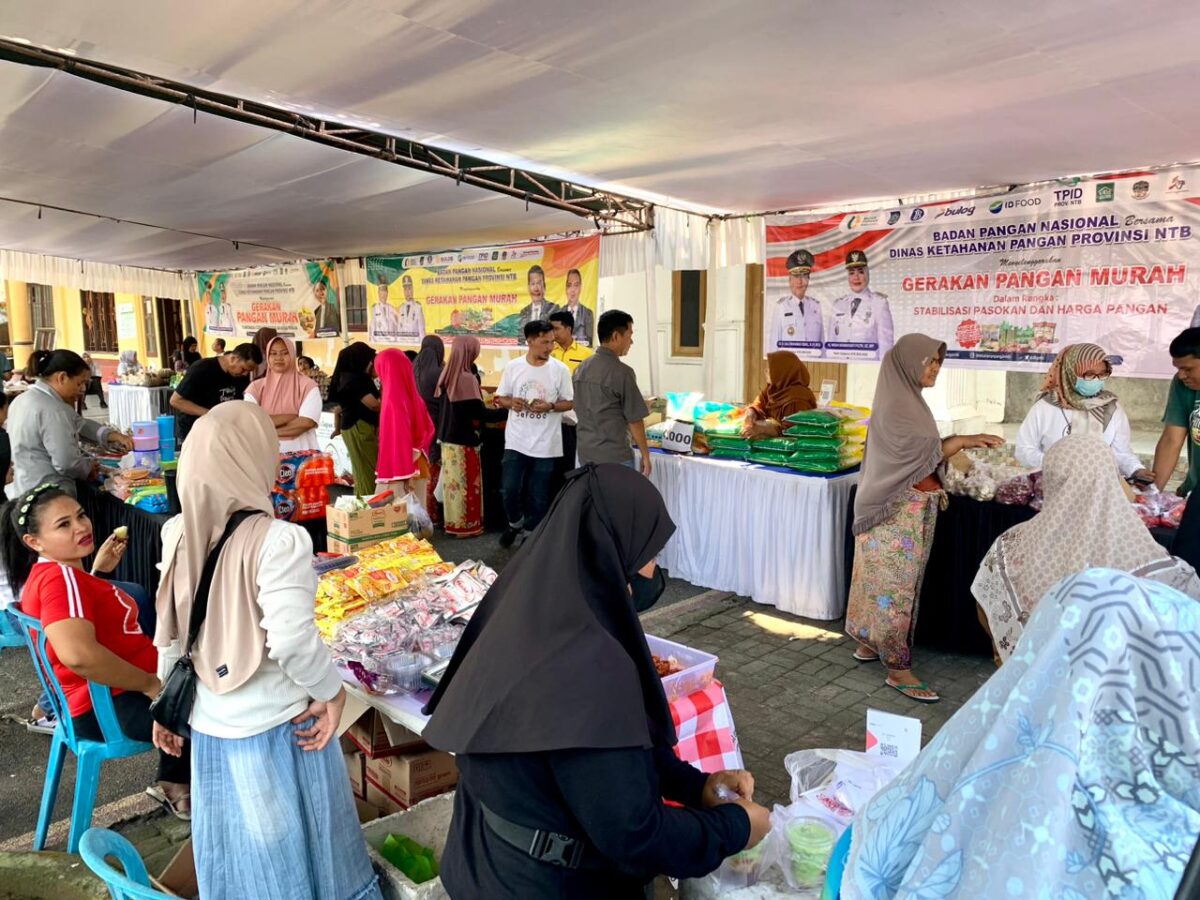 GPM Dinae Ketahanan Pangan Hadirkan Produk Lokal di Montong Are
