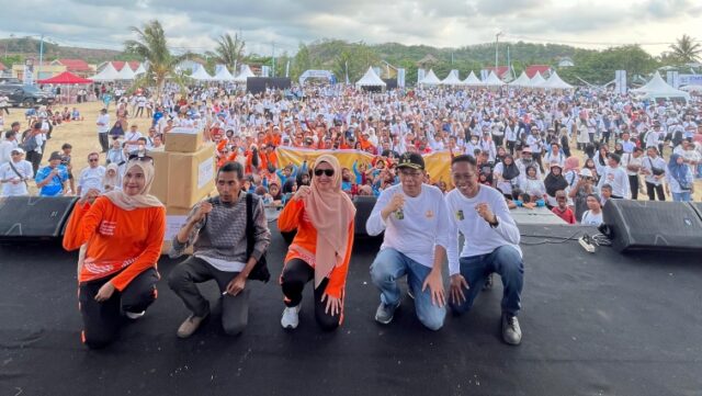 Ribuan ASN Meriahkan Ekas Sunset Trail Run, Peringati HUT Ke-54 KORPRI di Lotim