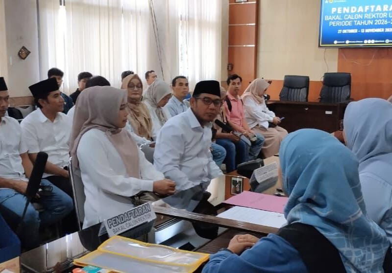 Prof Kurniawan Resmi Daftar Calon Rektor Unram periode 2026 - 2030