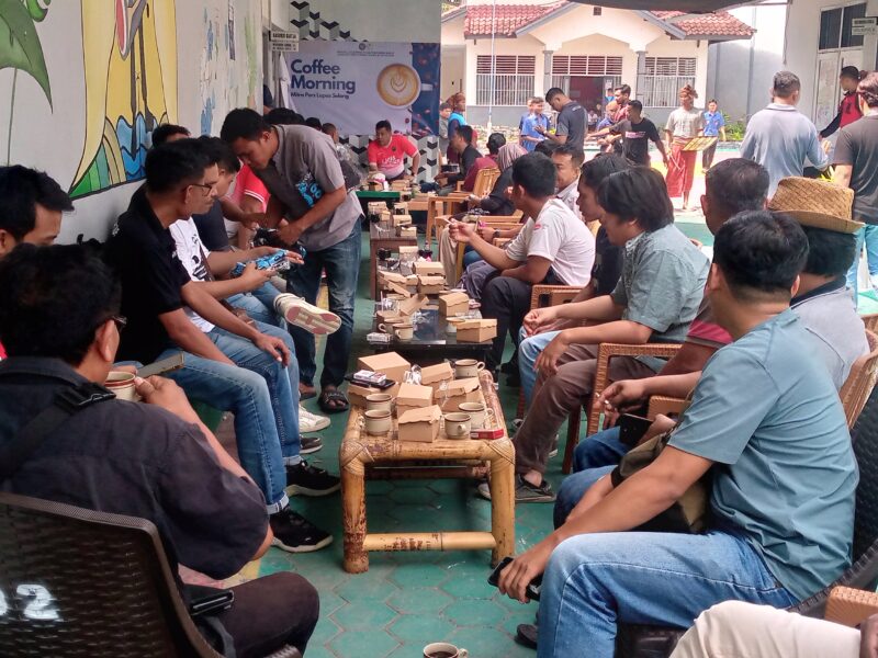 Pererat Hubungan, Lapas Kelas IIB Selong Gelar Silaturahmi dan Coffee Morning Bersama Awak Media