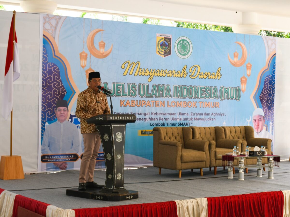 Bupati Lotim Buka Musda MUI ke-7