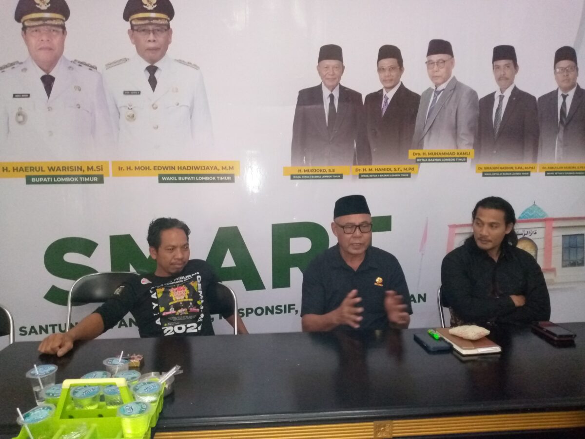 Baznas Lotim Gandeng KNPI dan FKDM Galang Dana untuk Korban Bencana di Sumatra dan Aceh