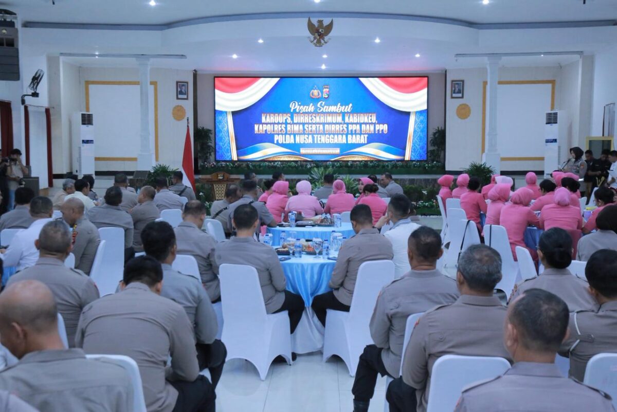 Kapolda NTB Hadiri Pisah Sambut Pejabat Lingkup Polda NTB