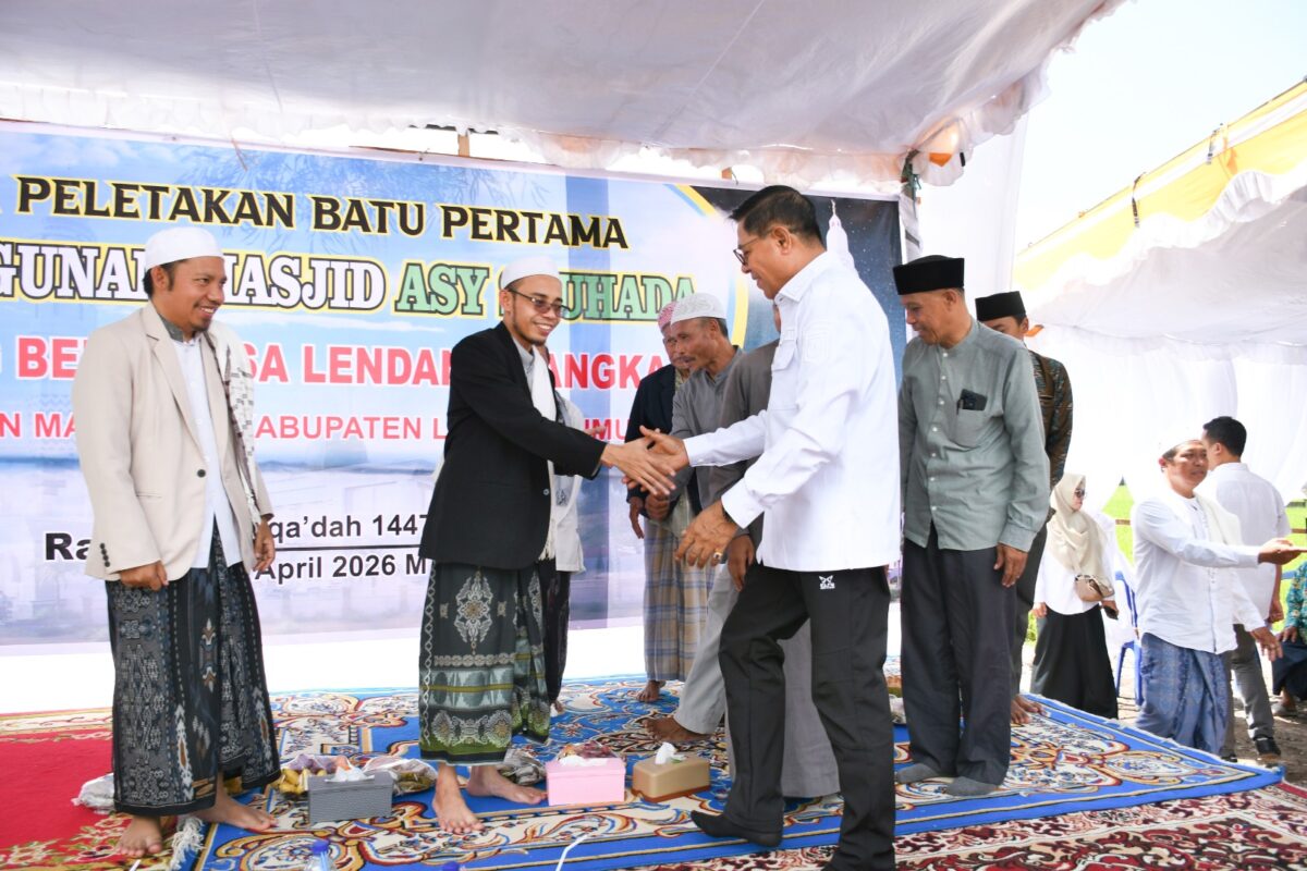 Peletakan Batu Pertama Masjid As Syuhada