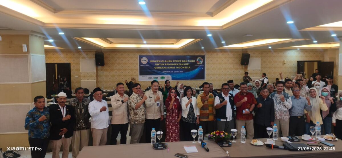 Ketua KOPTI Lombok Utara Hadiri Pelatihan Inovatif Tempe Tahu GAKOPTINDO di Mataram