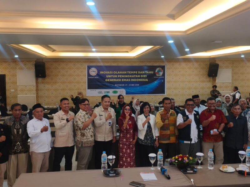 Ketua KOPTI Lombok Utara Hadiri Pelatihan Inovatif Tempe Tahu GAKOPTINDO di Mataram