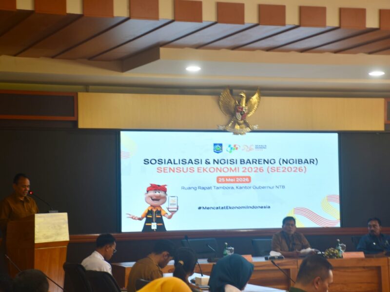 Pemprov NTB dan BPS Dorong Pelaku Usaha Sukseskan Sensus Ekonomi 2026