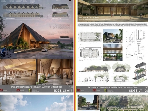Ini Desain Gedung MICE Rp.40 Miliar Lotim Yang Terpilih Sebagai Pemenang