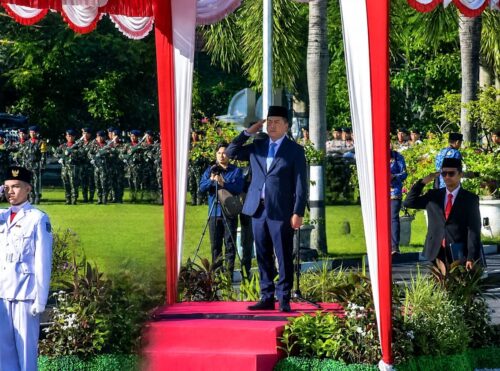 Peringatan Hari Lahir Pancasila 2026 di Lapangan Kantor Gubernur NTB