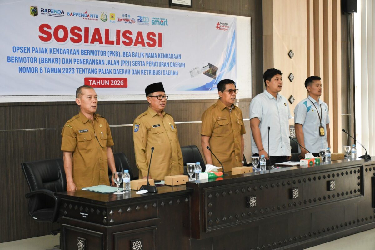 Bupati Lotim Minta Aparatur Gali Potensi Pajak, Realisasi PAD Baru Capai 50,26 Persen