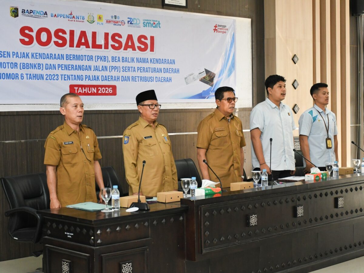 Bupati Lotim Minta Aparatur Gali Potensi Pajak, Realisasi PAD Baru Capai 50,26 Persen