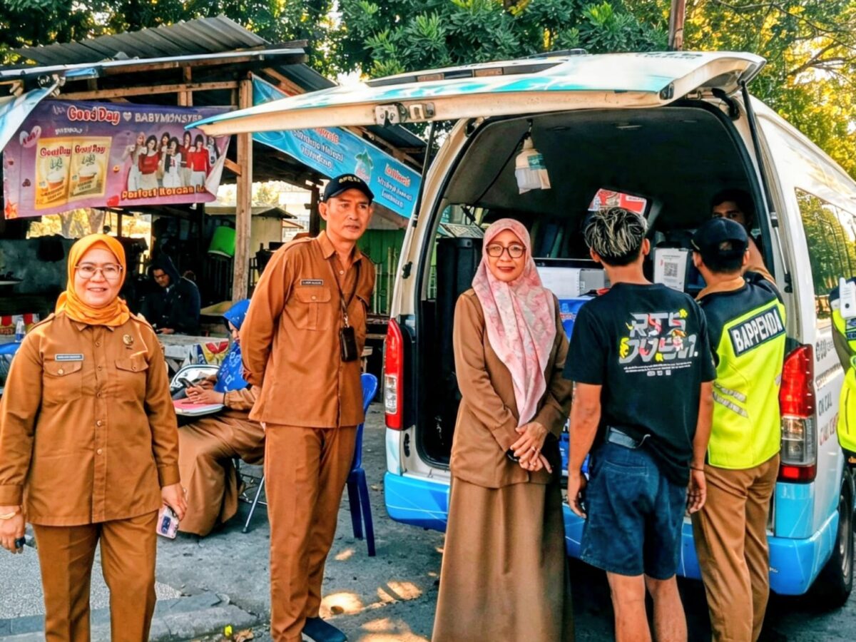 Pemkot Mataram  dan  UPPRD Wilayah I  Bapenda NTB Gelar Operasi Gabungan Pajak Kendaraan