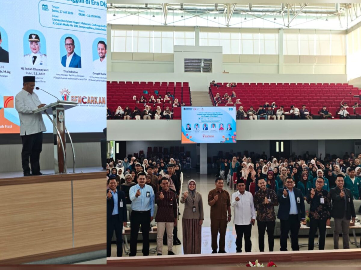 Sinergikan Edukasi dan Digitalisasi, BSI Bersama OJK dan UIN Mataram Dorong Generasi Cerdas Finansial Syariah