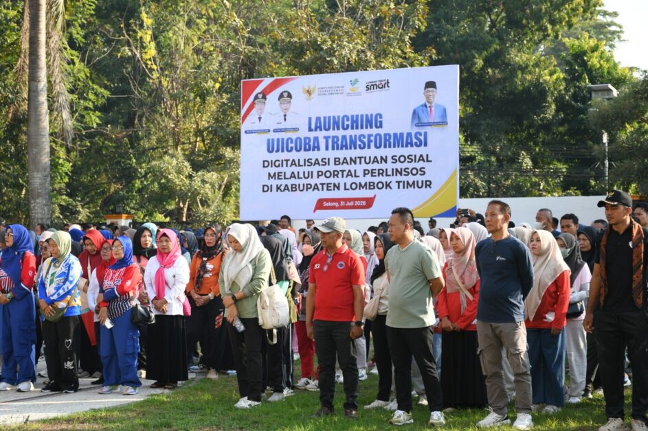 Lotim Jadi Daerah Percontohan Digitalisasi Bansos, Libatkan 2.576 Agen Perlinsos