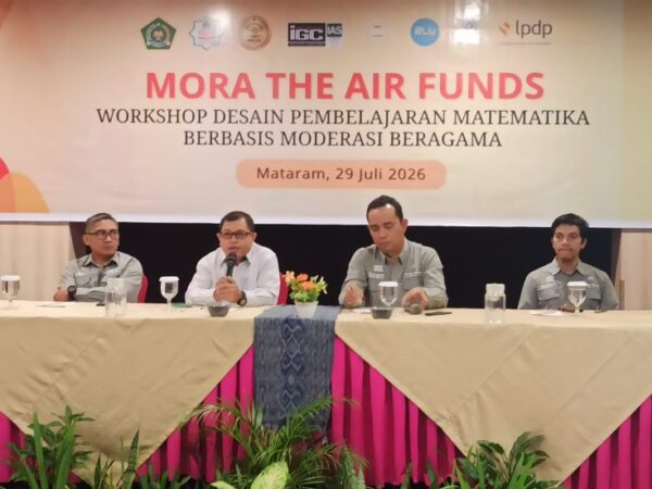 Workshop Bahan Ajar Matematika Berbasis Moderasi Beragama melalui Mora The Air Funds – LPDP