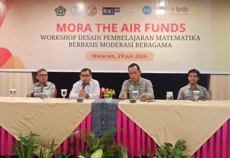 Workshop Bahan Ajar Matematika Berbasis Moderasi Beragama melalui Mora The Air Funds - LPDP