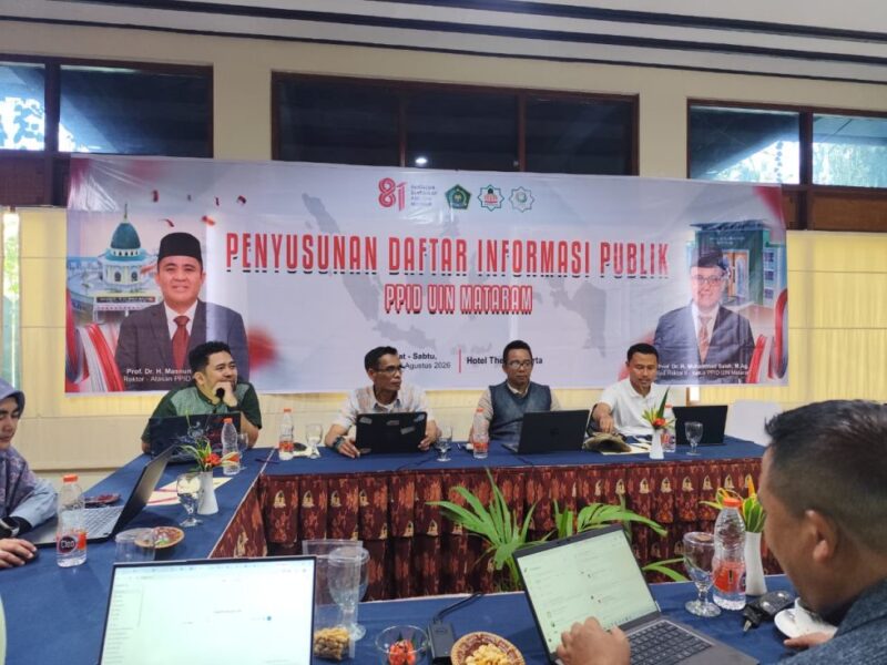 Rektor UIN Bentuk Tim Khusus Perceoatan Penyusunan Daftar Informasi Publik